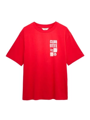 Foto van product Marks & Spencer Oversized shirt rood / wit
