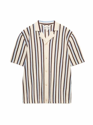 Foto van product Marks & Spencer Shirt lichtbeige / lichtblauw / bruin