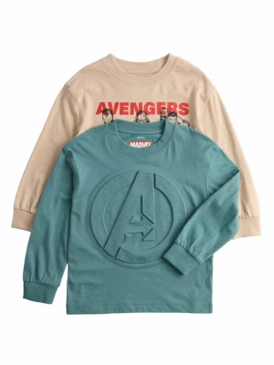 Foto van product Marks & Spencer Shirt 'Marvel™' beige / petrol / rood