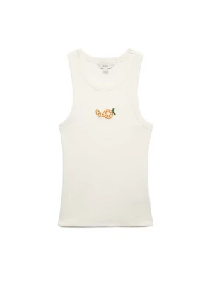 Foto van product Marks & Spencer Top smaragd / donkeroranje / wit