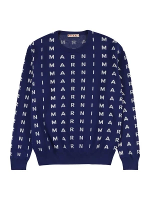 Foto van product Marni Trui navy / lichtgrijs