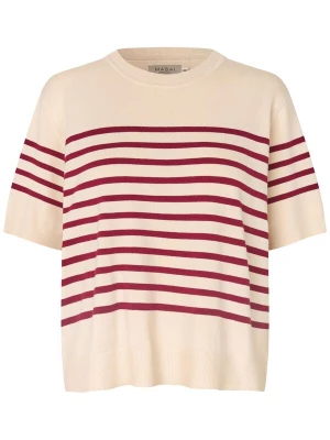 Foto van product Masai Trui 'MaFlorayne' lichtbeige / merlot