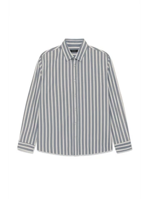 Foto van product Matinique Overhemd 'Christaldo' crème / smoky blue