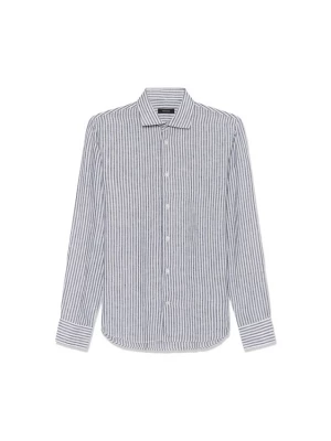 Foto van product Matinique Zakelijk overhemd 'MAMarc' navy / wit