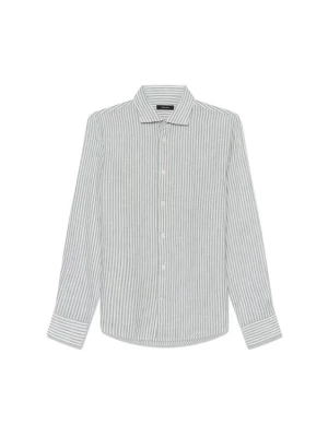 Foto van product Matinique Zakelijk overhemd 'MAMarc' pastelgroen / offwhite