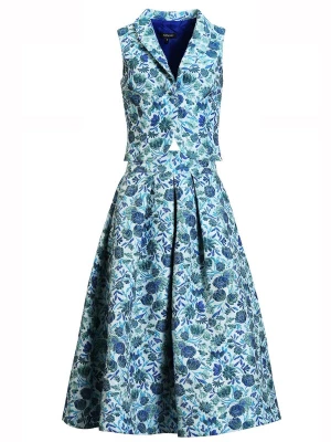 Foto van product MATSOUR’I Jurk 'Anita' blauw MATSOUR'I
