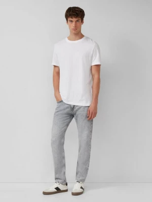 Foto van product Mauro jeans / Regular fit / Halfhoog / Taps toelopende pijpen / 100% katoen s.Oliver grijs