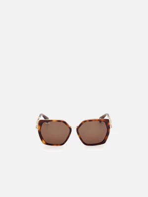 Foto van product Max Mara Zonnebril 'Maxmara MM0136 Shiny dark green / 14 / 140 Women Sunglasses' bruin