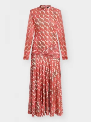 Foto van product Maxi-jurk bardot lichtrood