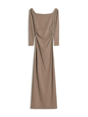 Foto van product Maxi-jurk Bershka zandkleur