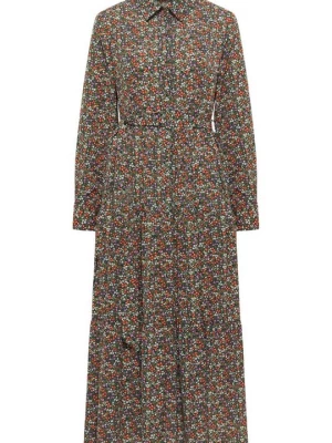 Foto van product Maxi-jurk Dreimaster olijfgroen