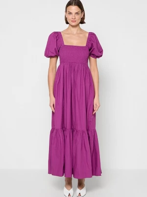Foto van product Maxi-jurk Ganni bordeauxrood