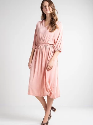 Foto van product Maxi-jurk House of Dagmar donkerroze