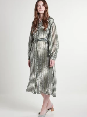 Foto van product Maxi-jurk lala Berlin olijfgroen