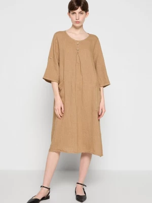 Foto van product Maxi-jurk Le Monde du Lin camel