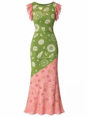 Foto van product Maxi-jurk Never Fully Dressed groen