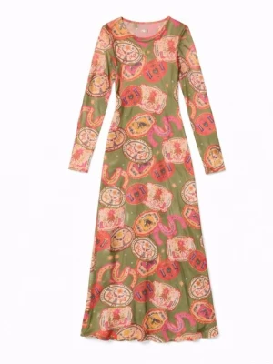 Foto van product Maxi-jurk Never Fully Dressed kaki