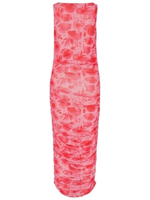 Foto van product Maxi-jurk Pieces donkerroze