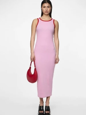 Foto van product Maxi-jurk Pieces donkerroze