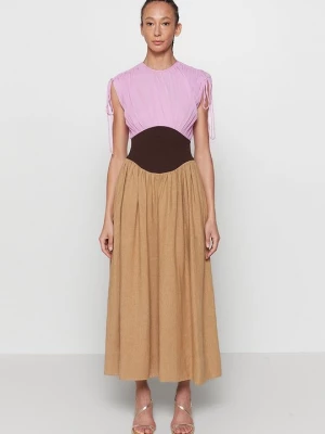 Foto van product Maxi-jurk Tory Burch beżowy