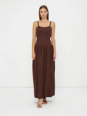 Foto van product Maxi-jurk TWINSET bruin