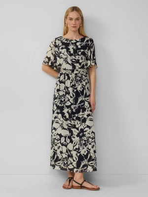Foto van product Maxi-jurk van chiffon met print s.Oliver blauw