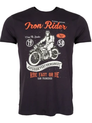Foto van product Maze Shirt '42020161' navy / oranje / wit