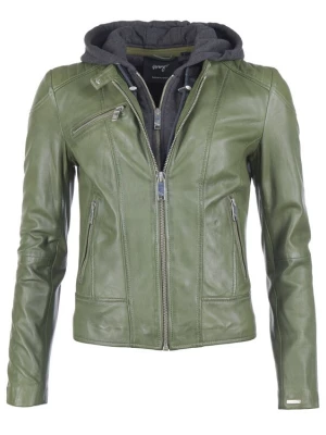Foto van product Maze Tussenjas ' Mico ' donkergrijs / groen