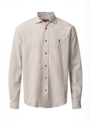 Foto van product MCS Overhemd 'MCPasadena' crème / taupe
