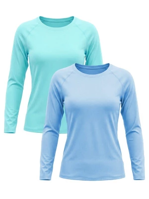 Foto van product MEETWEE Shirt '2-Pack UV Protection Shirt' blauw