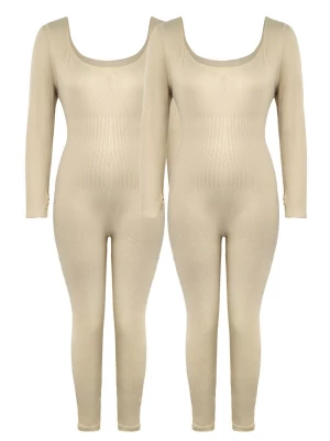 Foto van product MEETWEE Sportbody '2 pack Base Layer' beige
