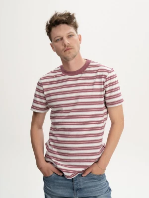 Foto van product MELA Shirt 'Avan' lichtblauw / kersrood / wit