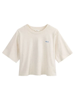 Foto van product MELA Shirt 'Desna' beige gemêleerd / enziaan