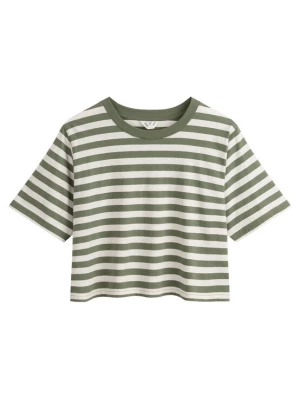 Foto van product MELA Shirt 'Desna' groen / wit