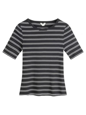 Foto van product MELA Shirt 'Jasleen' zwart / wit