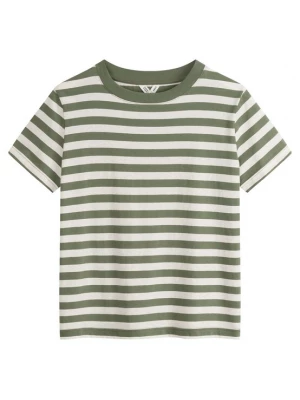 Foto van product MELA Shirt 'KHIRA' groen / wit