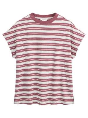 Foto van product MELA Shirt 'Madhu' lichtblauw / bourgogne / zwart / wit