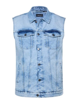 Foto van product Men Plus Bodywarmer blauw denim