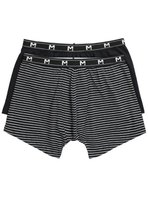 Foto van product Men Plus Boxershorts grijs / zwart