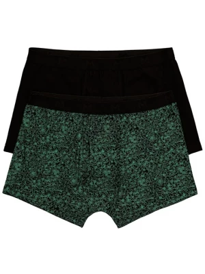 Foto van product Men Plus Boxershorts groen / zwart