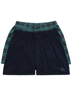 Foto van product Men Plus Boxershorts navy / bruin / smaragd / wit