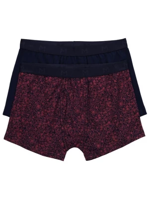 Foto van product Men Plus Boxershorts navy / donkerrood / zwart