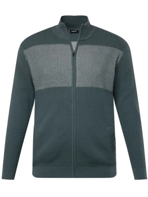 Foto van product Men Plus Gebreid vest lichtgrijs / petrol
