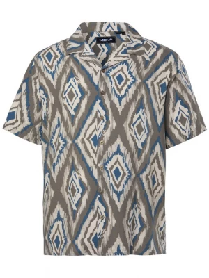 Foto van product Men Plus Overhemd blauw / grijs / aardetinten