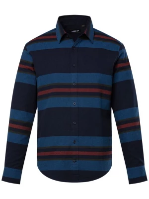 Foto van product Men Plus Overhemd blauw / nachtblauw / roestbruin / kaki