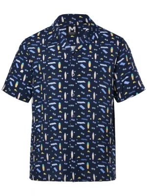 Foto van product Men Plus Overhemd blauw / navy / geel