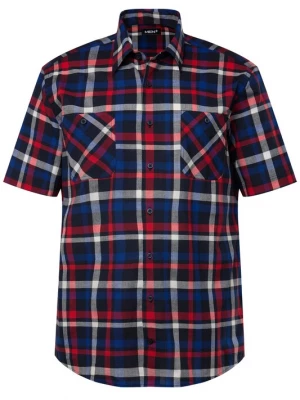 Foto van product Men Plus Overhemd blauw / rood / zwart / wit