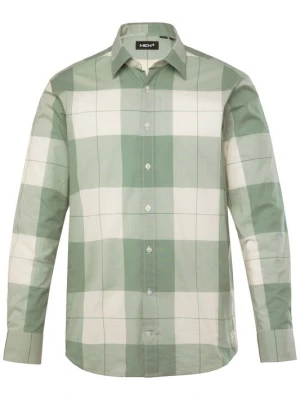 Foto van product Men Plus Overhemd crème / groen / mintgroen
