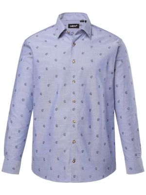 Foto van product Men Plus Overhemd duifblauw / zwart