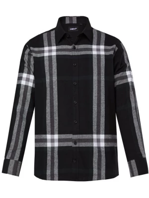Foto van product Men Plus Overhemd grijs / zwart / wit